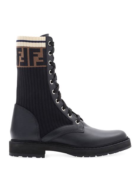 combat boots fendi|thigh high fendi boots.